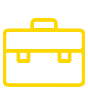 yellow briefcase icon